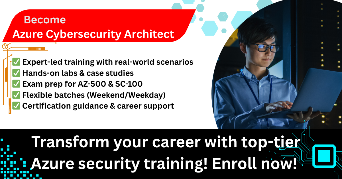 Azure Cybersecurity Architect SC-100 Certification Training in Kolkata