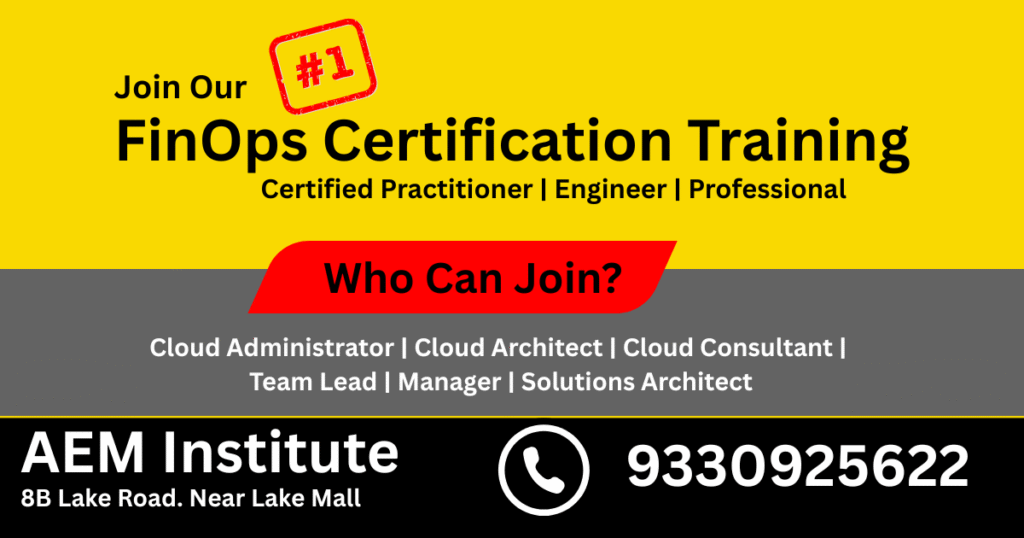 Top FinOps Certification Training in Kolkata 