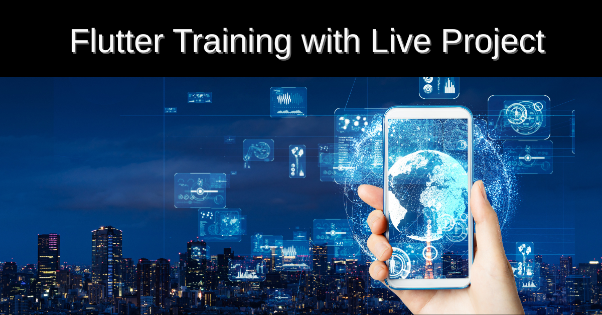 flutter training institute with live project
